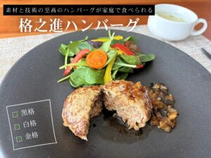 素材と技術の至高のハンバーグが家で食べられる！格之進ハンバーグ